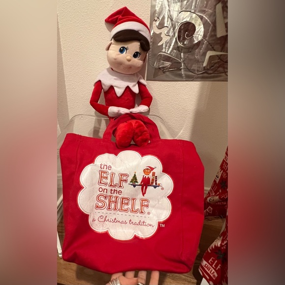 Elf on the Shelf Pajamas + Tote Bag + Large Stuffed Doll - Picture 8 of 16
